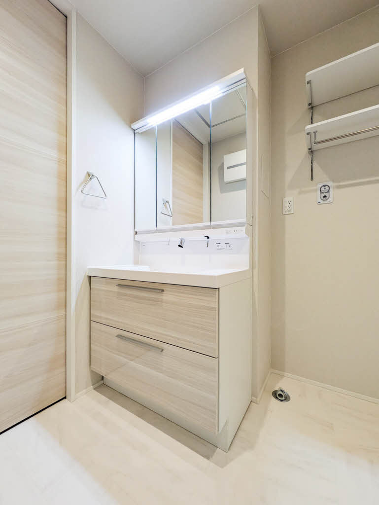 熊本市中央区新屋敷３丁目の賃貸マンションの洗面所