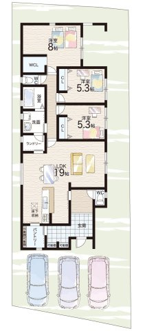 13(土)14(日)現地説明会開催　生駒郡斑鳩町龍田の間取り|2号地