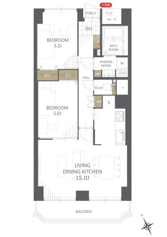 【間取り】葛西パークサイドハイツ 