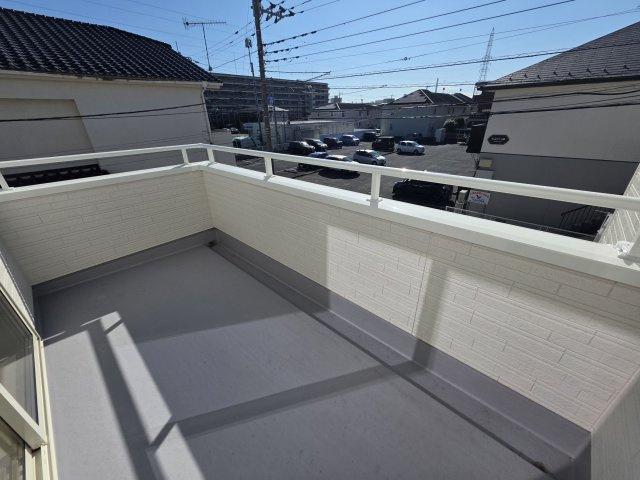 【バルコニー】 | リーブルガーデン．Ｓ　深谷東方第２　 | ４号棟現地バルコニー（2025年11月21日）撮影