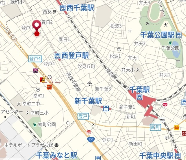 グランソレイユ西登戸の地図|★案内図★