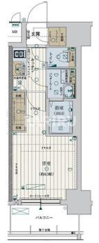 ファーストフィオーレ京橋ブレイニーの間取り