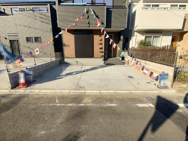 【駐車場】 | 川越市かすみ野第6　全2棟　２号棟 | 並列2台駐車可能です