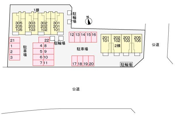 リルシア　Ⅱ　　刈谷市近郊の賃貸ならクラスホーム刈谷店の駐車場