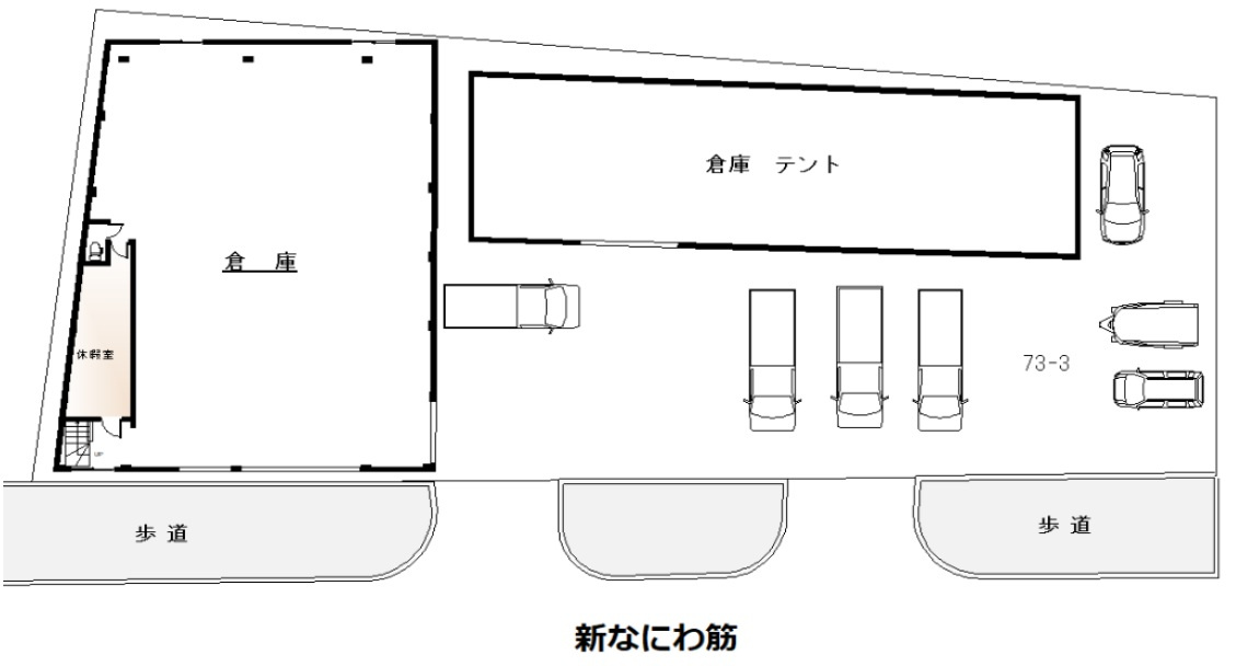 大阪市西成区北津守4丁目売倉庫38800万円の間取り