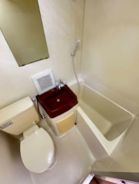 ヌノカワコーポの浴室