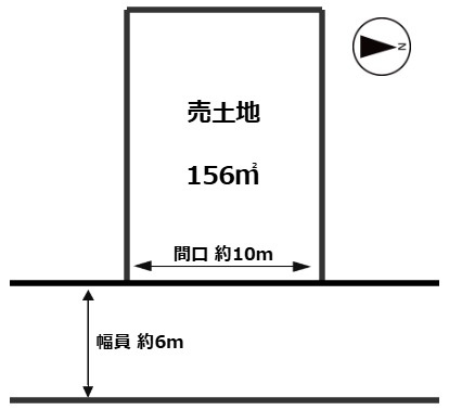 【土地図】 | 奈良市古市町（上物付き土地）