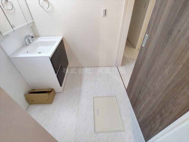 【脱衣所】 | 鶴ヶ島市下新田第2　全4棟　1号棟 | 洗面室