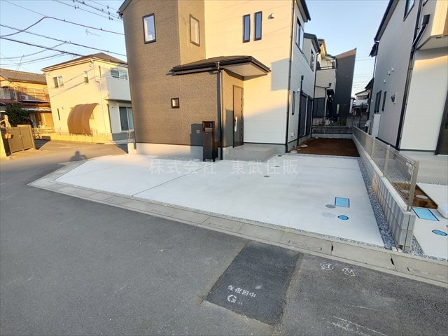 【駐車場】 | 鶴ヶ島市下新田第2　全4棟　1号棟 | カースペース2台可能です