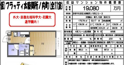 【地図】 | 仮)フラッティ太秦御所ノ内町(全11室）
