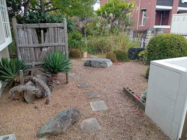 【庭】 | 石巻市水明町北３丁目17-3 | お庭の付いた物件です