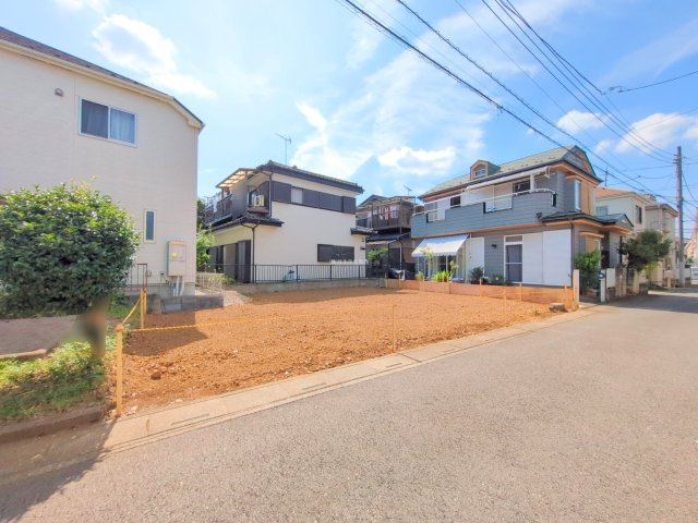 ふじみ野市亀久保の売地の外観|間口が広く開放的な立地！