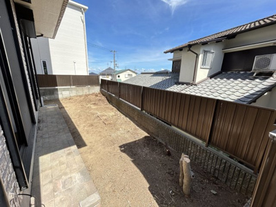 【庭】 | 野上４丁目中古戸建 | 簡単な家庭菜園も楽しめるお庭です