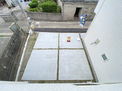 【駐車場】 | 南城市玉城糸数3期（全4棟）ラスト1号棟 | 1号棟　並列駐車2台可♪