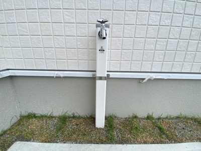 【設備】 | 南城市玉城糸数3期（全4棟）1号棟 | 1号棟　外水栓♪