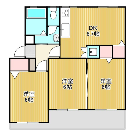【間取り】 | 長津田団地2号棟