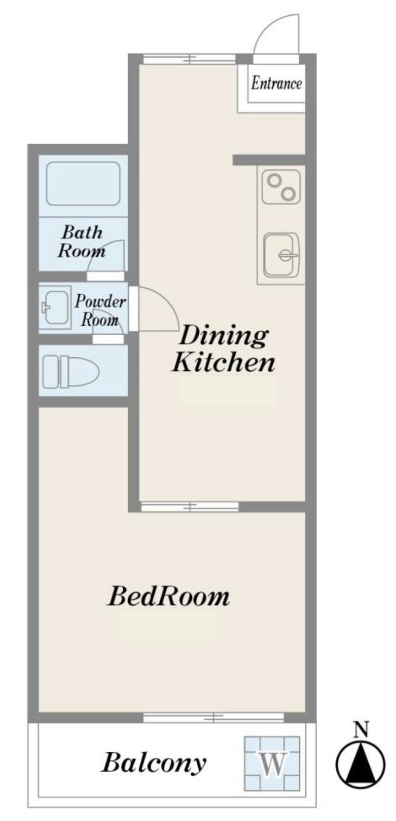 四谷御苑マンションの間取り