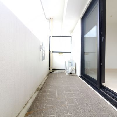 熊本市中央区白山３丁目の賃貸マンションのバルコニー