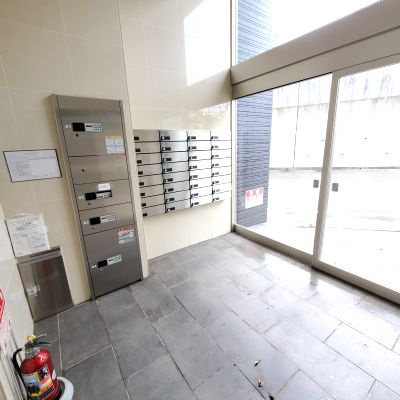 熊本市中央区白山３丁目の賃貸マンションのロビー