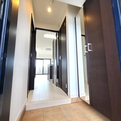 熊本市中央区白山３丁目の賃貸マンションの玄関