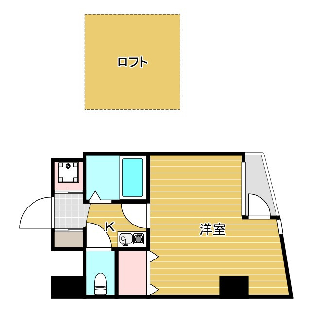 プレステージ天神の間取り