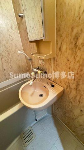 JGM高宮の洗面所|スペースが確保できる洗面所です