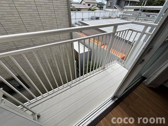 ハイツスルガのバルコニー