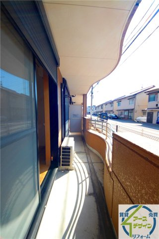 コーポ・サカシタのバルコニー|※類似部屋
