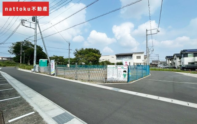 三島市松本１期　全３棟　１号棟の前面道路含む現地写真|8.25　現地撮影