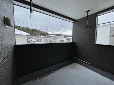 【バルコニー】 | 【新築戸建て】秋田市新藤田第1　1号棟
