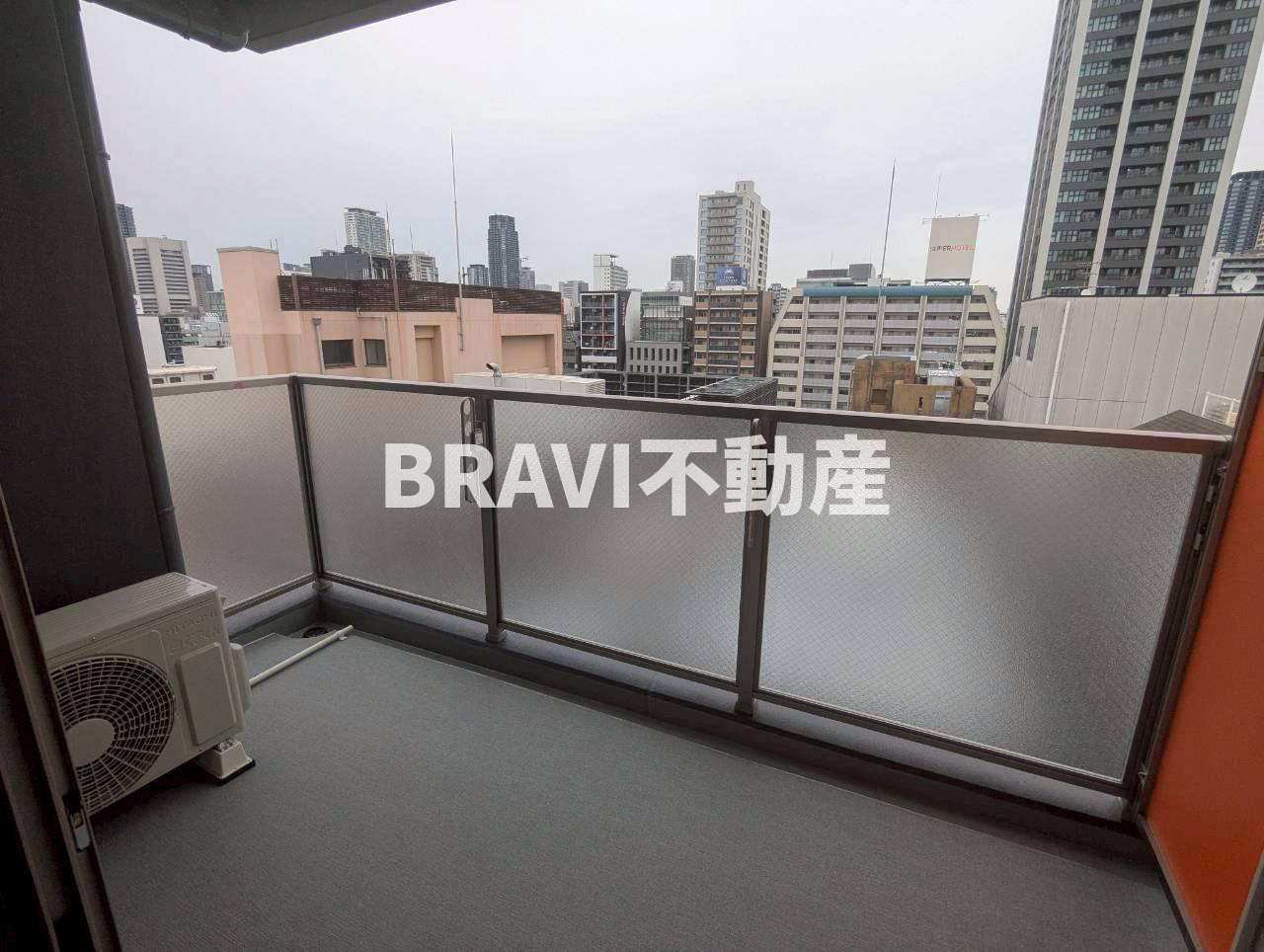 セレニテフラン谷町四丁目 BRAVI不動産のバルコニー