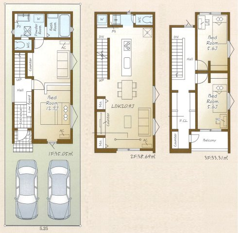 名古屋市西区笠取町一丁目85番5　新築戸建　1号棟