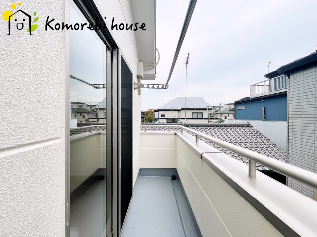 鴻巣市宮地　中古一戸建てのバルコニー|10/3　撮影済み