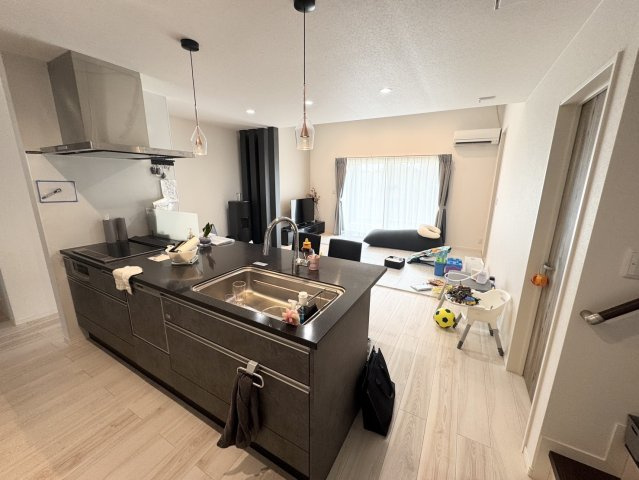 築浅の豪華な注文住宅♪おしゃれな平屋　上三川のキッチン|キッチンです