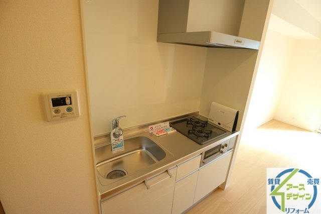 フルール恵比須のキッチン|パース写真