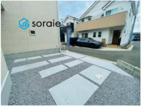 川越市南大塚４丁目　いろどりアイタウンの駐車場|8/23　撮影