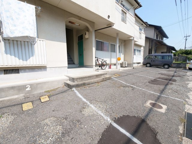 吉備津グリーンハイツのエントランス