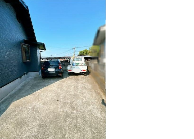 八代市古閑下町中古戸建の玄関