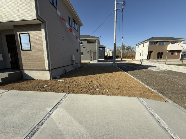 アーバンスタイル渋川市八木原１期　３号棟の庭|南庭付きです♪ガーデニングやお庭バーベキューも楽しめる広さです