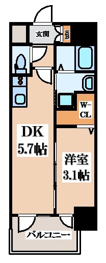 【間取り】 | エステムコート大阪プリューム