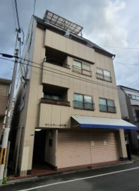 大阪市東住吉区針中野４丁目の店舗一部の外観パース