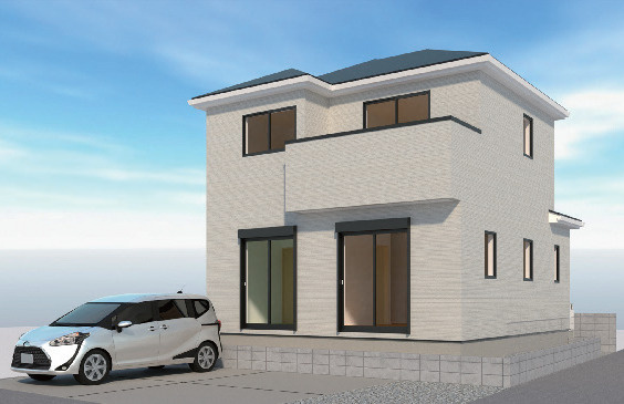 リナージュ／中央区出水6丁目第3期／2号棟の外観パース