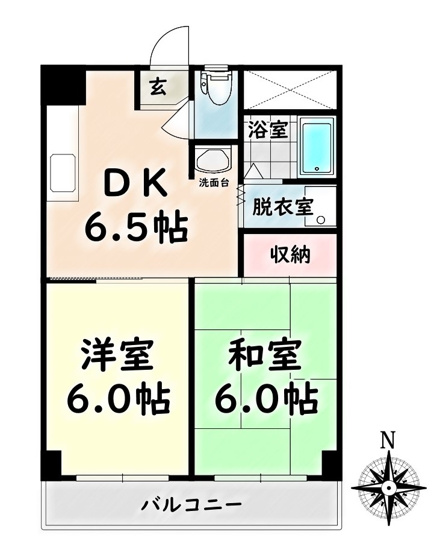 【間取り】 | エーデルハイム成田【名古屋市賃貸・ネット無料】