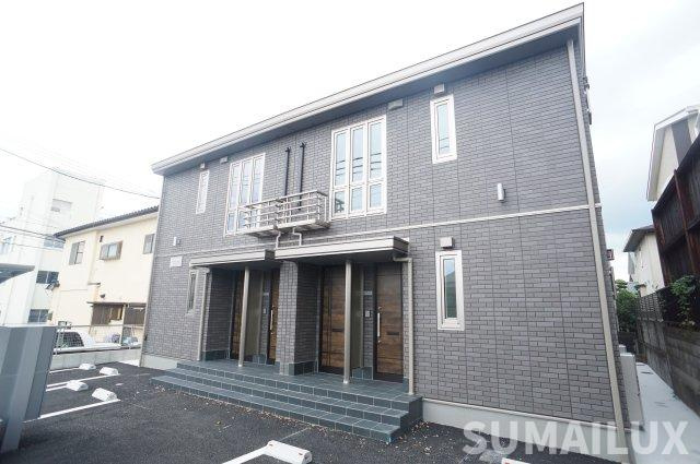 熊本市中央区帯山４丁目のアパートの外観