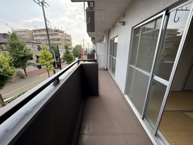 ハイツ最上のバルコニー