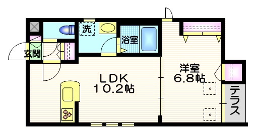 Ｍａｉｓｏｎ ＬｅＢｌａｎｃの間取り