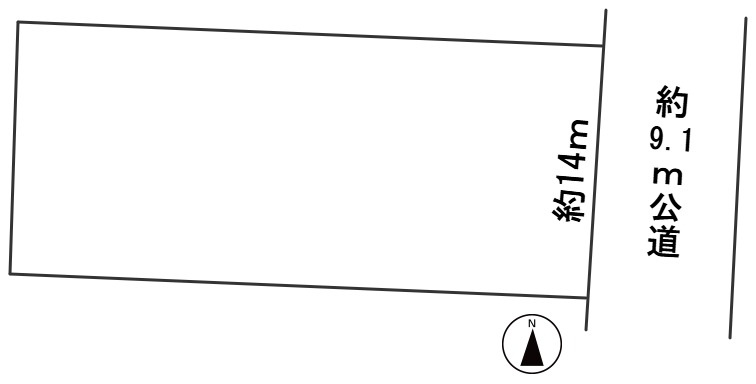 ６４２２６　各務原市蘇原寺島町土地の区画図