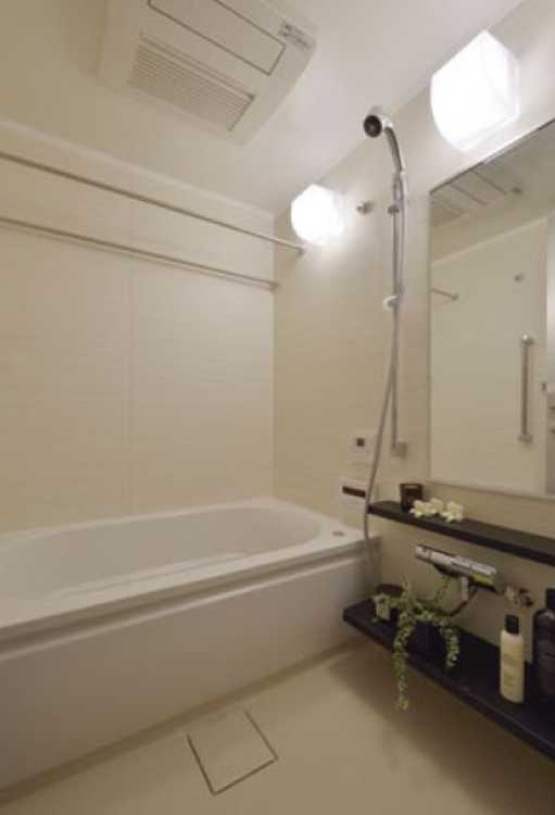ザ・パークハウス渋谷美竹　駅近　分譲賃貸　床暖房の浴室