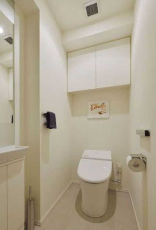ザ・パークハウス渋谷美竹　駅近　分譲賃貸　床暖房のトイレ