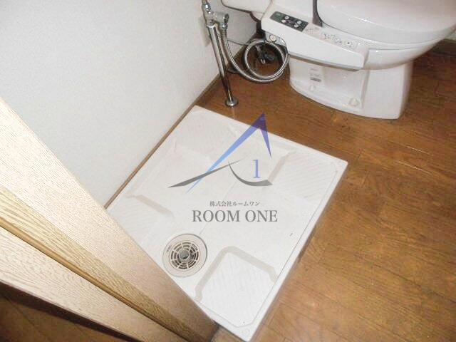 ステーションコーポ平和島の設備|洗濯機置き場です。